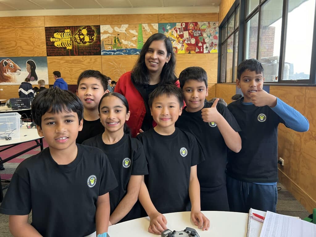 Students learning together